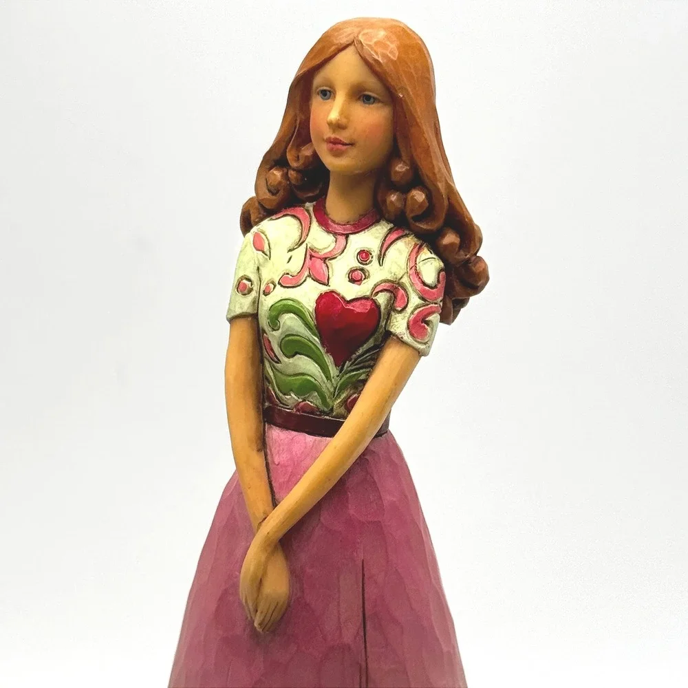 Jim Shore Enesco Heartwood Creek You're On My Mind Figurine 4007238 Heart 2006
